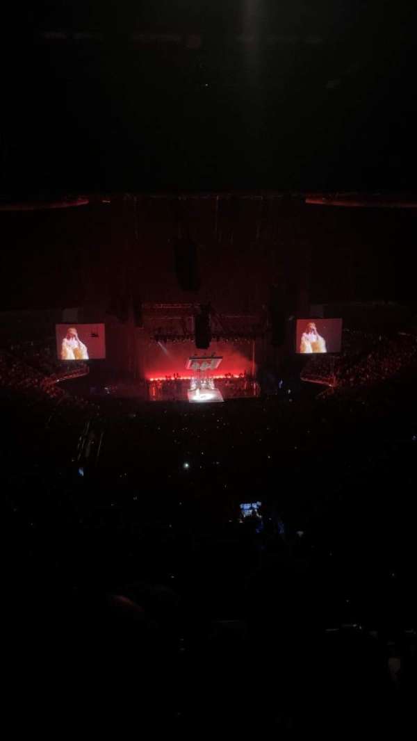 The O2, London, block: 411, row: S, seat: 405