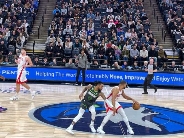 Target Center, block: 111, row: B, seat: 10