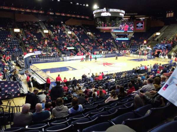Robins Center, block: 19, row: K, seat: 11
