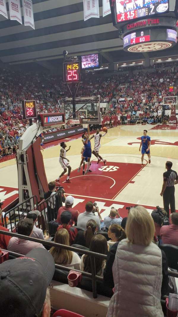 Coleman Coliseum, block: W, row: 12
