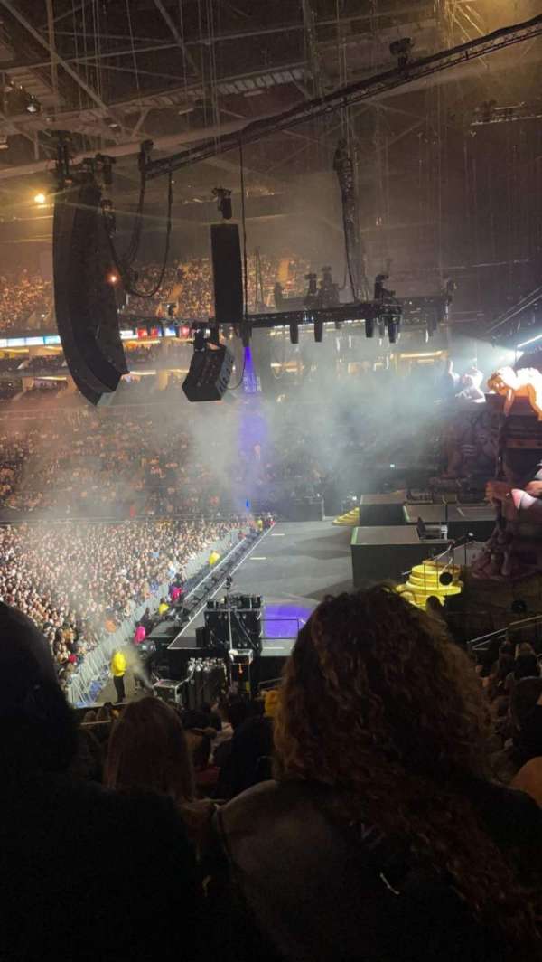 The O2, London, block: 113, row: Y, seat: 403