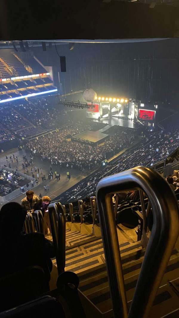 The O2, London, block: 416, row: S, seat: 825