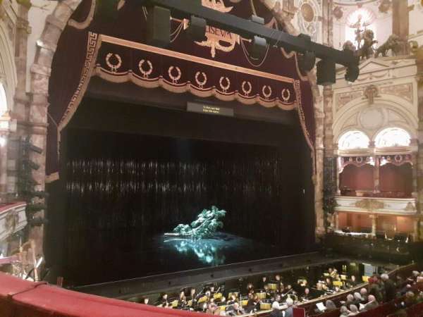 London Coliseum, block: Dress Circle, row: B, seat: 52