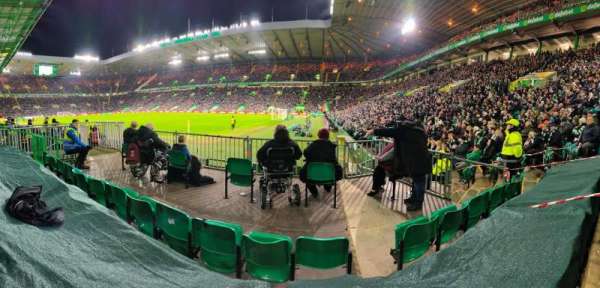 celtic park, block: 120, row: G, seat: 1