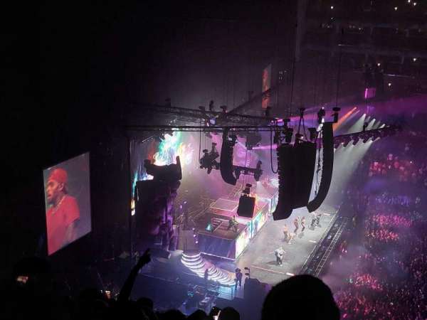 The O2, London, block: 403, row: Q, seat: 500