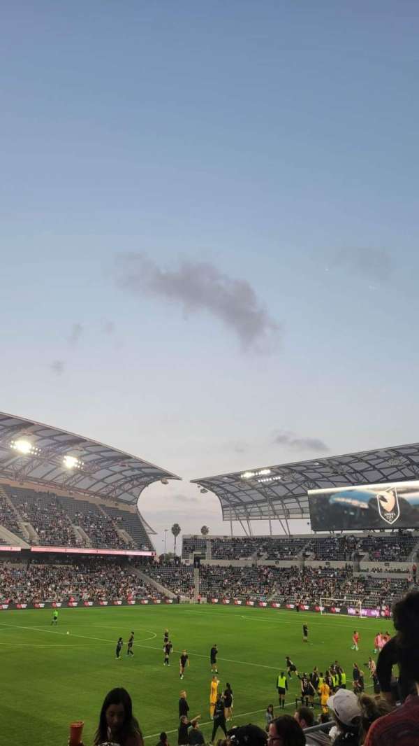 BMO Stadium, block: 134, row: P, seat: 10