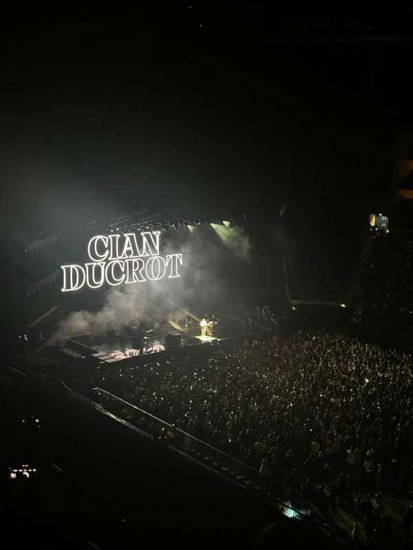 The O2, London, block: 406, row: E, seat: 574