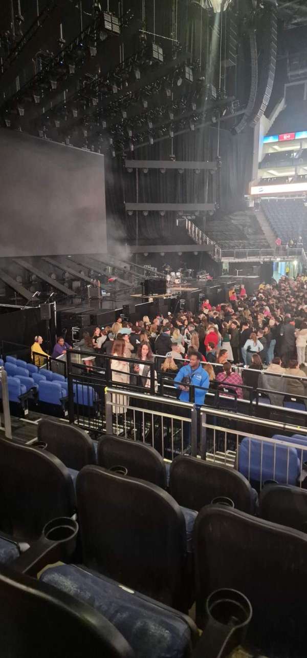 The O2, London, block: 101, row: L, seat: 34