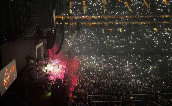 The O2, London, block: 401, row: A, seat: 475