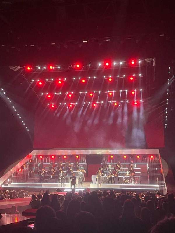 The O2, London, block: Floor B3, row: E, seat: 42