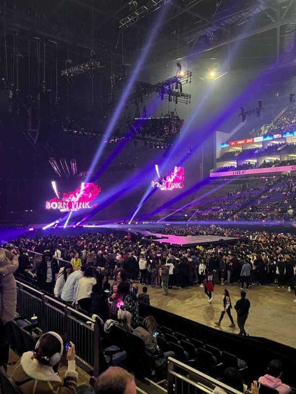 The O2, London, block: 103, row: L, seat: 97
