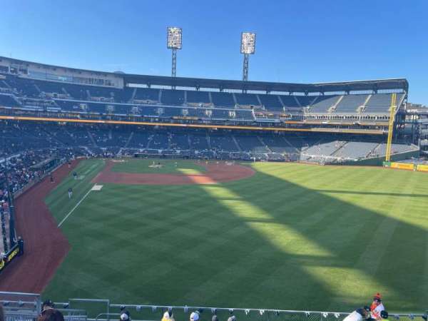 PNC Park, block: 144, row: M, seat: 17