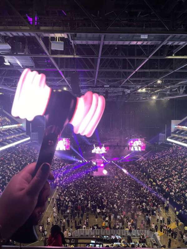 The O2, London, block: 411, row: H, seat: 709