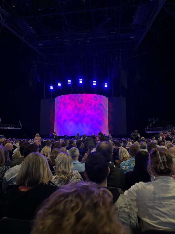 The O2, London, block: Floor B3, row: U, seat: 43