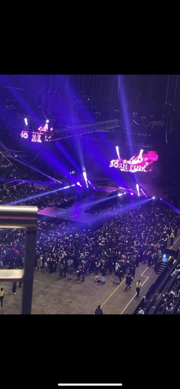 The O2, London, block: 414, row: D, seat: 784