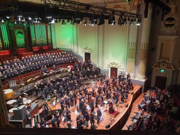 Usher Hall, block: Upper Circle, row: A, seat: 84