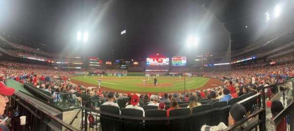 Busch Stadium, block: 151, row: 1, seat: 3