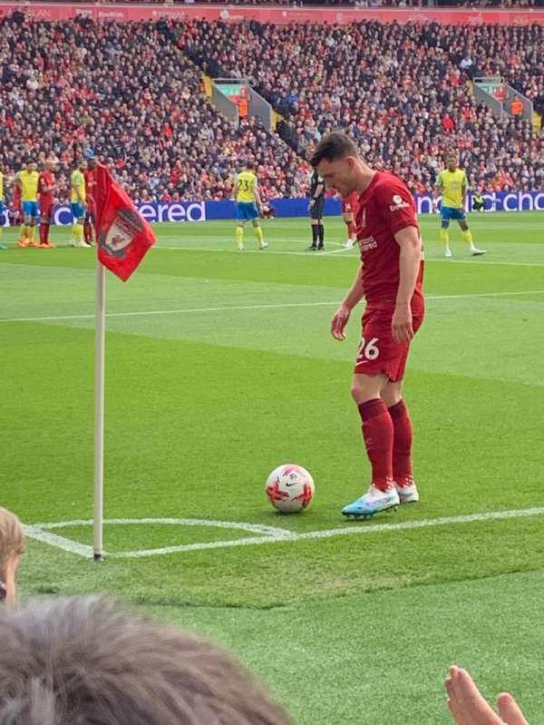 Anfield, block: L2, row: 5, seat: 33
