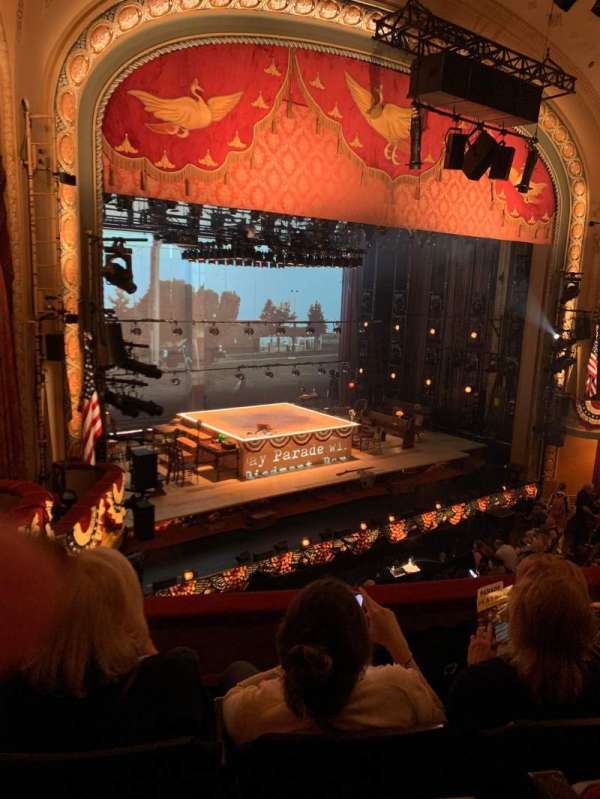 Bernard B. Jacobs Theatre, block: Mezzanine L, row: D, seat: 21