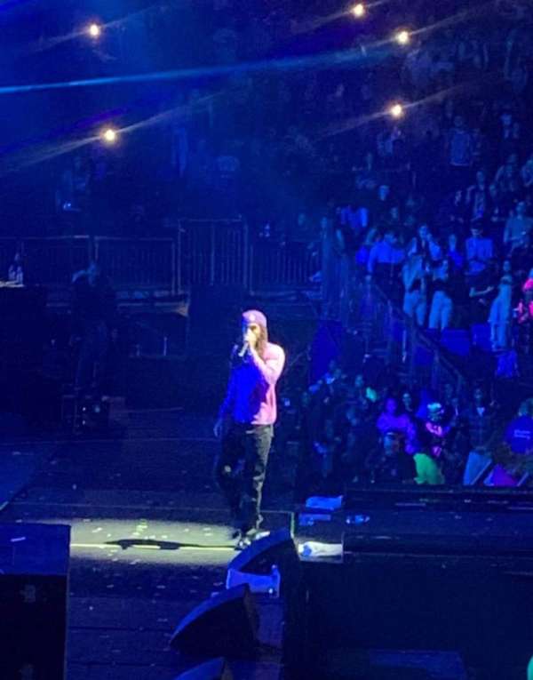 The O2, London, block: 101, row: k, seat: 14