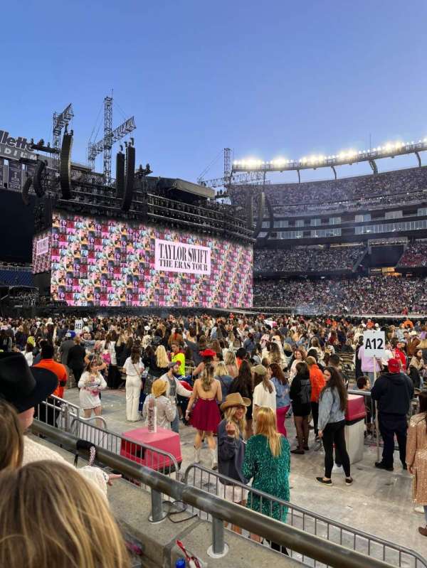 Gillette Stadium, block: 110, row: 2, seat: 8