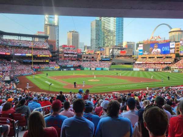 Busch Stadium, block: 148, row: 26, seat: 4