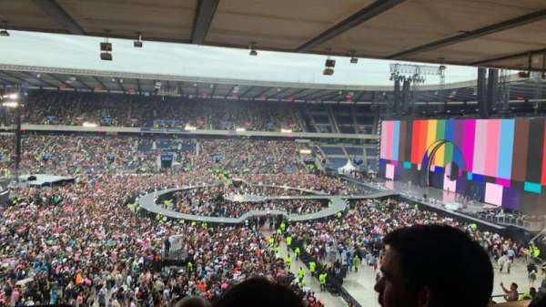 Murrayfield Stadium, block: E12, row: R, seat: 12