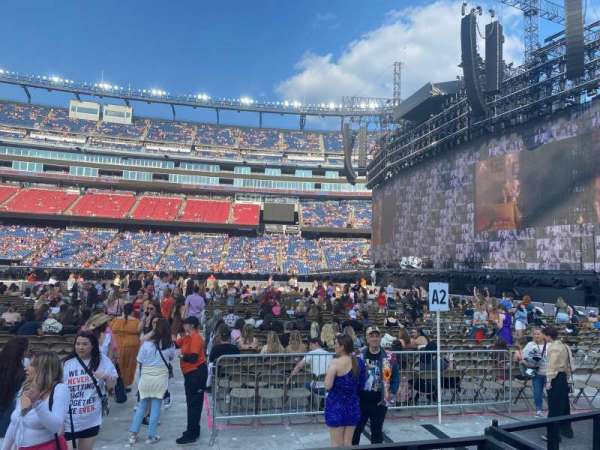 Gillette Stadium, block: 129, row: 1, seat: 13