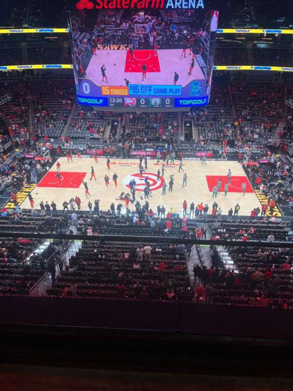 State Farm Arena, block: 209, row: B, seat: 3