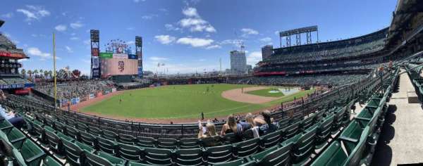 Oracle Park, block: 228, row: E, seat: 7