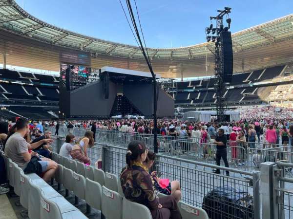 Stade de France, block: U8, row: 4, seat: 1