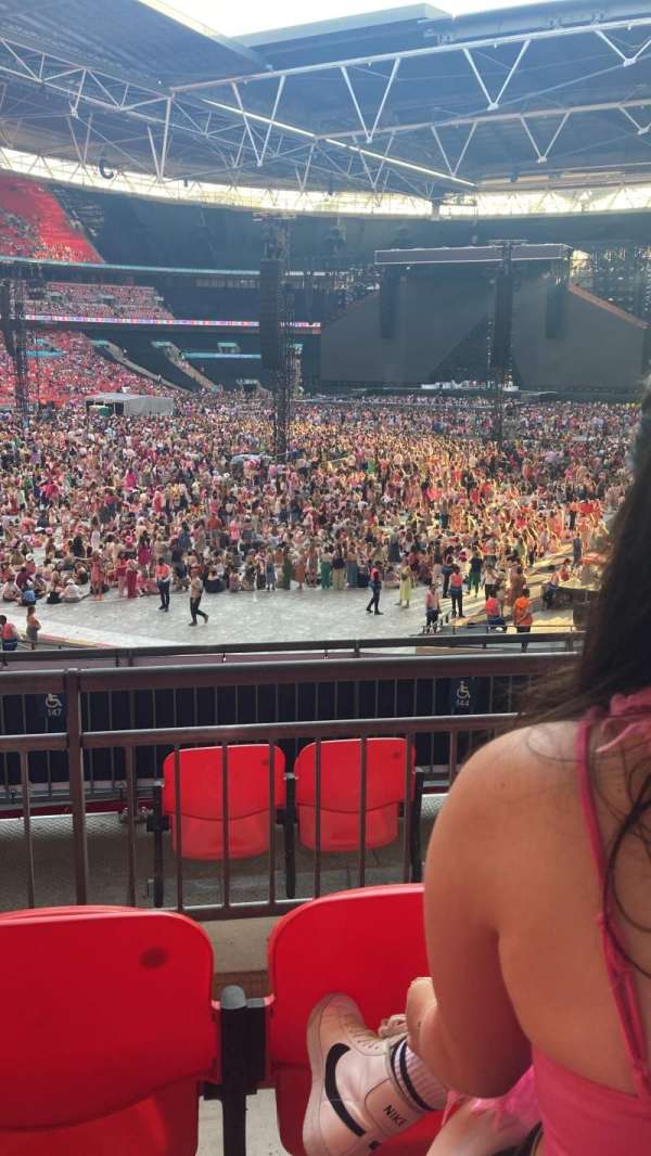 Wembley Stadium, block: 107, row: 33, seat: 53