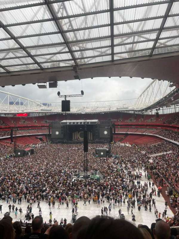Emirates Stadium, block: 100, row: 9, seat: 246