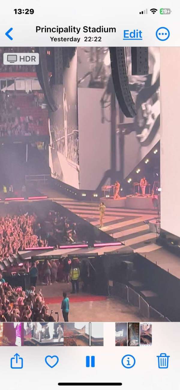 Principality Stadium, block: M7, row: 11, seat: 15