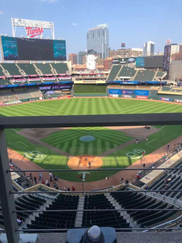 Target Field, block: 215, row: 1, seat: 2