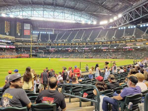 Chase Field, block: 135, row: 13, seat: 1