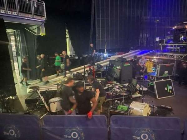 The O2, London, block: 101, row: E, seat: 20