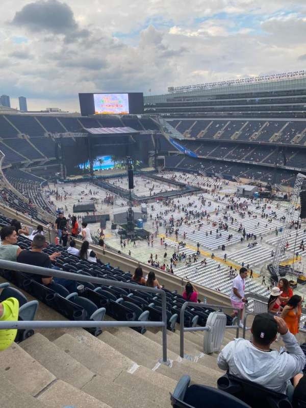 Soldier Field, block: 430, row: 10, seat: 2