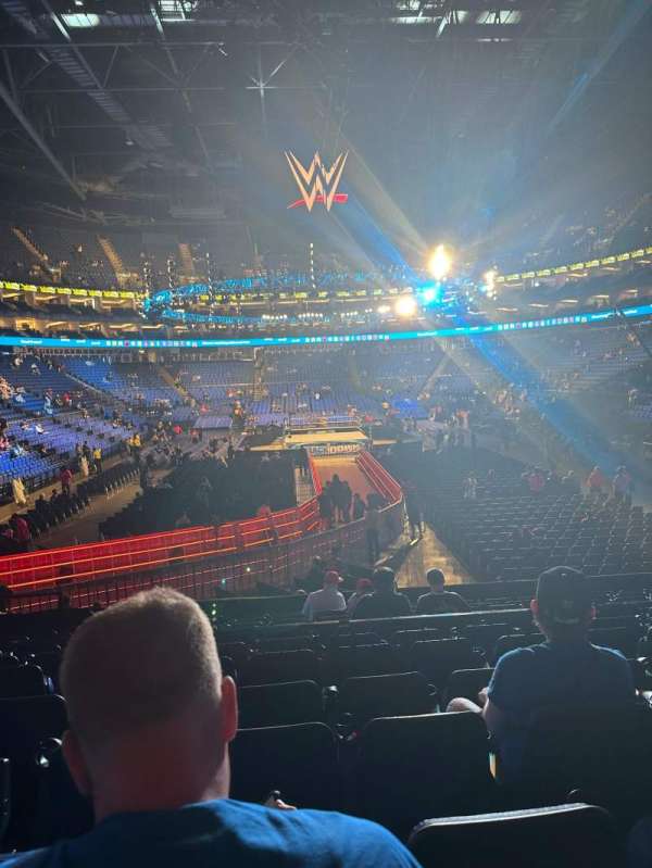 The O2, London, block: 115, row: M, seat: 472