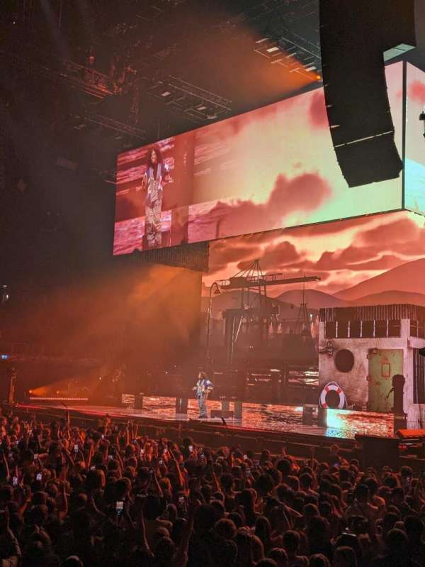 The O2, London, block: 111, row: E, seat: 359