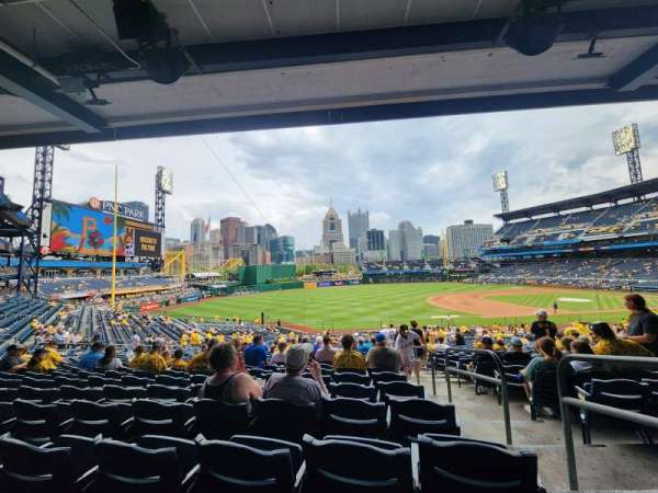 PNC Park, block: 128, row: DD, seat: 2