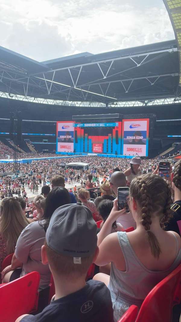 Wembley Stadium, block: 105, row: 36, seat: 66