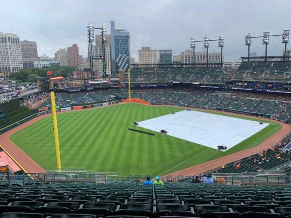 Comerica Park, block: 343, row: 20, seat: 15