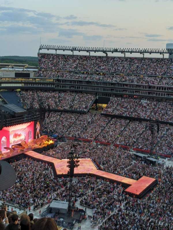 Gillette Stadium, block: 306, row: 18, seat: 11