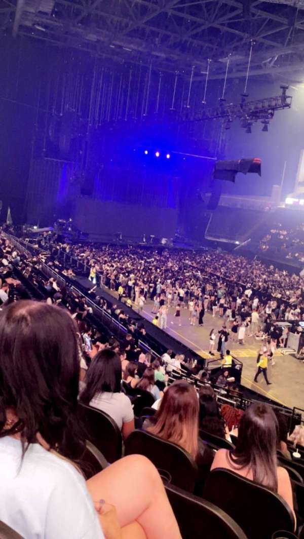 The O2, London, block: 105, row: Z, seat: 143