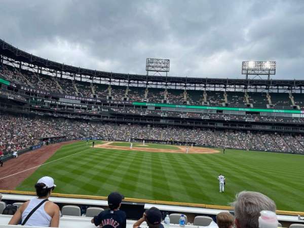 Rate Field, block: Miller Lite Landing, row: 8, seat: 8