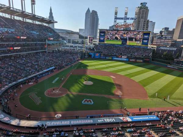 Progressive Field, block: 447, row: A, seat: 6