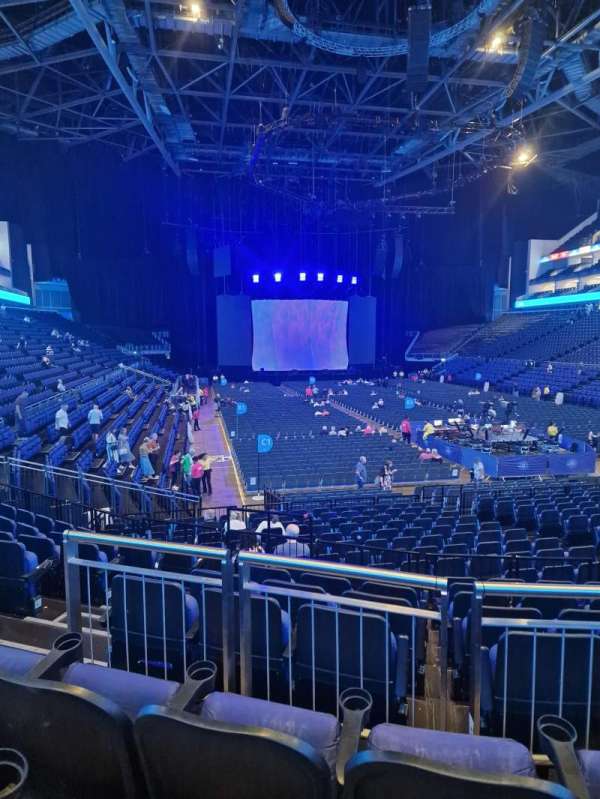 The O2, London, block: 105, row: Q, seat: 169