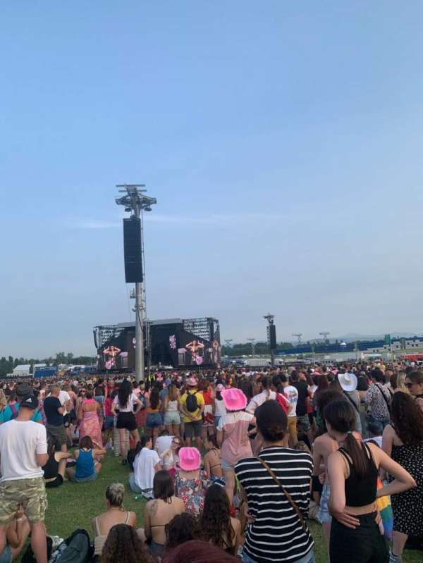 rcf arena, block: green zone, row: almost at the end