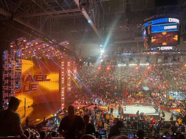 Nutter Center, block: 220, row: 20, seat: 13